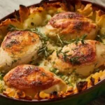 Chicken and Potato Bake with Crispy Edges